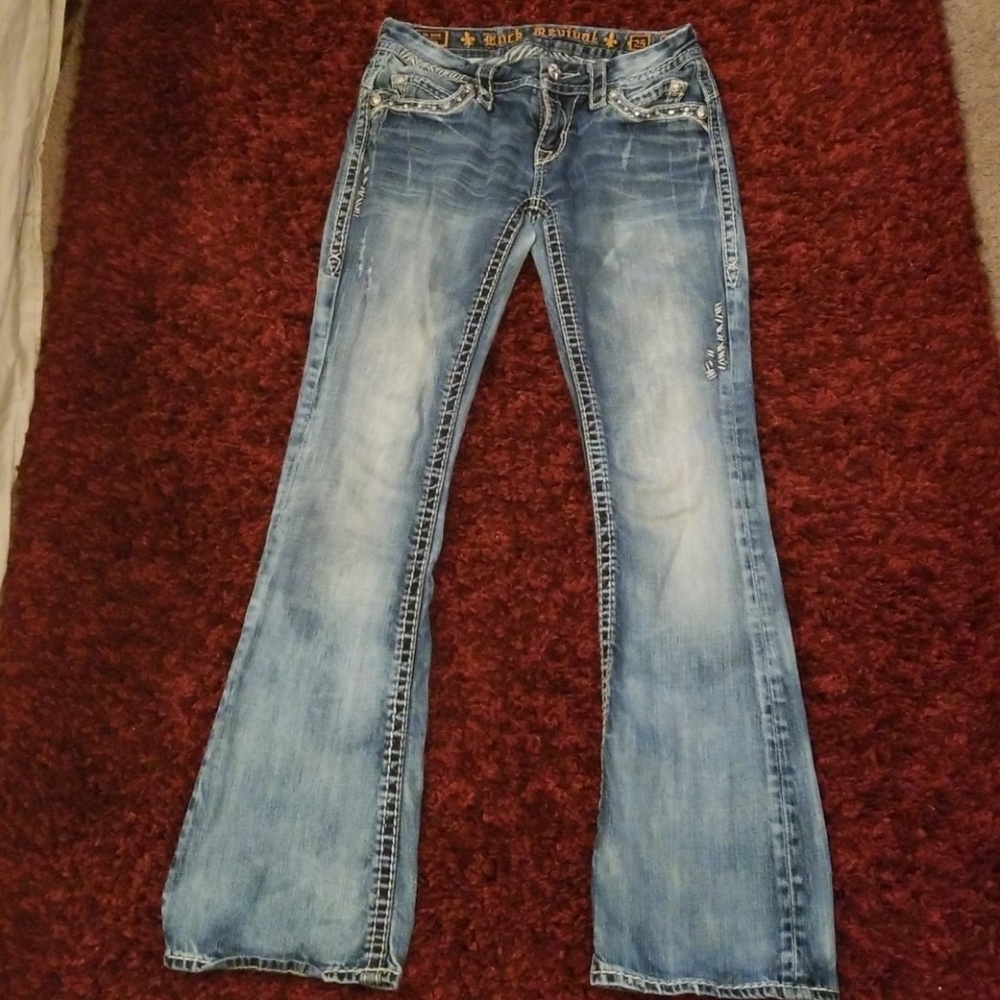 SIZE 25 ROCK REVIVAL JEANS